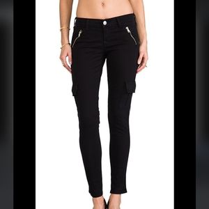NWT True Religion Black Cargo Style Pant